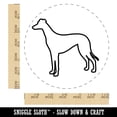 thumbnail image 2 of Greyhound Dog Outline Self-Inking Rubber Stamp Ink Stamper - Black Ink - Large 1-1/2 Inch, 2 of 7