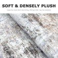 thumbnail image 5 of Brisasol 3x5 Washable Rug Modern Abstract Small Area Rug with Rubber Backing Soft Beige Grey Entryway Rugs Indoor Carpet Floor Rugs Front Door Mat for Bedroom Kitchen, 5 of 9