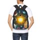 thumbnail image 4 of Disketp Space Planet Mochila Minimalista de Gran Capacidad, Mochila de Viaje para Escuela, Trabajo o Uso Diario, 4 of 6