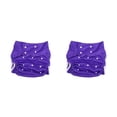 thumbnail image 1 of Qarigey Pañal para adultos, reutilizable, lavable, ajustable, a prueba de fugas, transpirable, pantalones de enfermería, tela ligera para Púrpura 2Conjunto, 1 of 6