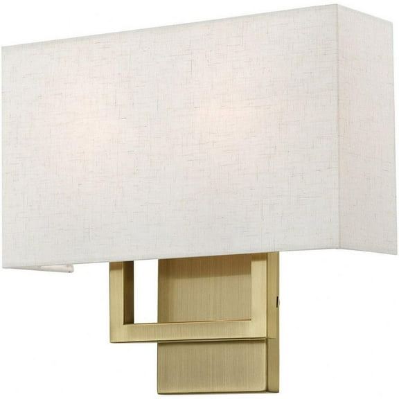 2 Light Ada Wall Sconce in Timeless Style-11.75 inches Tall and 13 inches Wide-Antique Brass Finish Bailey Street Home 218-Bel-4829462