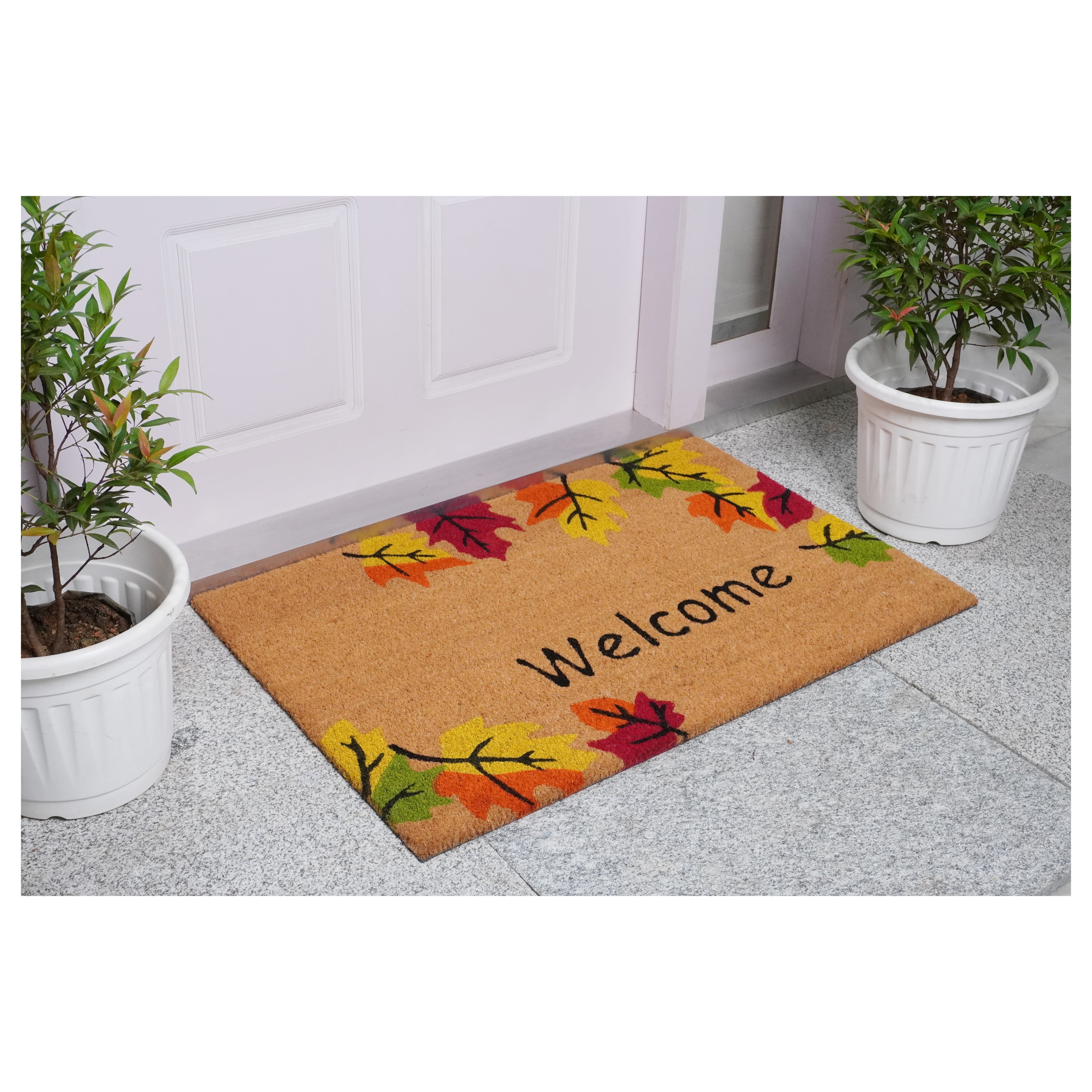 Calloway Mills 120942436 24 x 36 in. Autumn Breeze Rectangular Doormat, Multi Color
