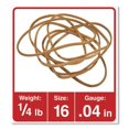 thumbnail image 3 of Rubber Bands, Size 16, 0.04" Gauge, Beige, 4 Oz Box, 475/pack | Bundle of 5 Packs, 3 of 5