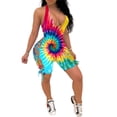 thumbnail image 2 of Combinaison Sling Sexy Tie-dye à Lacets et à Lacets pour Femmes, 2 of 5