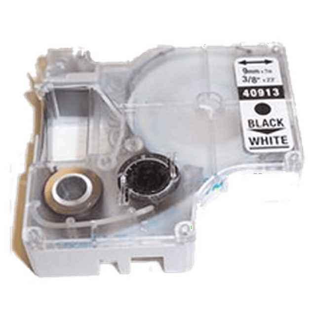 Zoomtoner Compatible DYMO 40913 Label Tape Black on White for DYMO LabelMANAGER 100