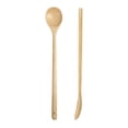 thumbnail image 4 of 2 Pcs 13 Inch Long Handle Wooden Spoons for Cooking Long Handle Tasting Spoons Tea Spoon Wooden Utensils Vintage Stirrer Spoon for Kitchen Soup Coffee Cocktail Honey Mixing Stirring, 4 of 8