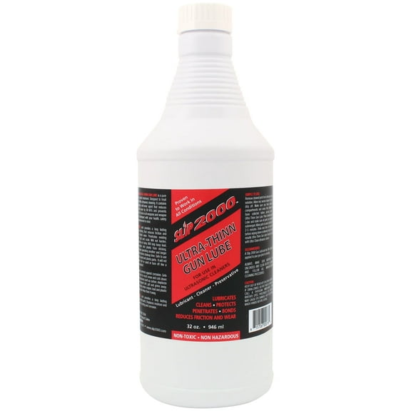 Slip 2000 Ultra-Thinn Ultrasonic Gun Oil 32 oz Liquid