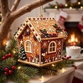 thumbnail image 2 of Eagokdc Christmas DIY Diamond Art Kits Wooden House Shaped Pearl Painting Kits for Adults, Home Decor Art Craft Kit Upgraded Beads Craft for Holiday Family Activity, 2 of 6