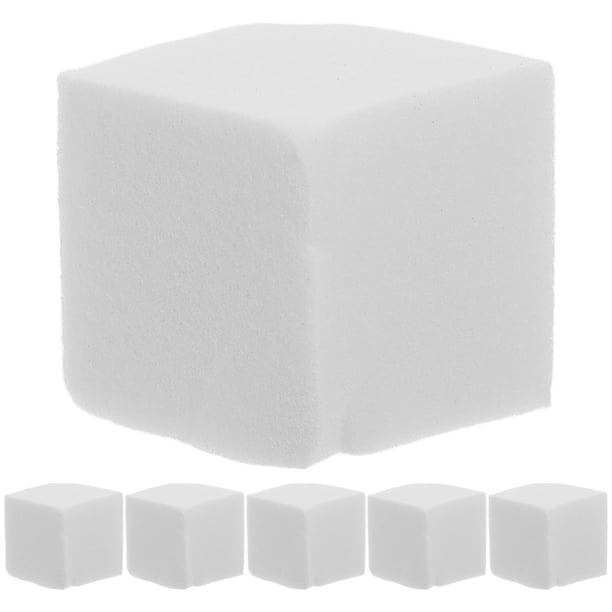 50 esponjas cuadradas pequeñas, miniesponjas de maquillaje para uñas y rostro, bloques de esponja multiusos para difuminar y crear degradados, almohadilla antiadherente