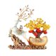 thumbnail image 1 of Adorno Feng Shui de árbol de dinero de cristal, decoración de mesa con ciervo for la prosperidad y la riqueza del hogar, 1 of 3
