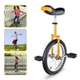 thumbnail image 6 of Yescom 16 Inch Wheel Outdoor Unicycle Bicycle Balance Training for Adults Teenagers Kids, Yellow, 6 of 8