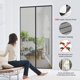 thumbnail image 4 of White Mosquito net magnetic for door patio door 210x110 one size, 4 of 5