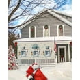 thumbnail image 5 of Christmas Garage Door Banner Cover 6 x 13 ft, Hello Christmas Snowman with Snowflakes Beige Christmas Garage Door Decorations Holiday Christmas Backdrop Decor for Winter New Year Xmas Party, 5 of 6