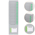 thumbnail image 3 of Wall-mounted Time Cards Rack Warehouse Material Card Rack Time Cards Holder, 3 of 8
