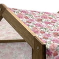 thumbnail image 5 of Watercolor Flower Pet House, Victorian Floral Pattern Painting Style Print with Peonies Roses, Outdoor & Indoor Portable Dog Kennel with Pillow and Cover, 5 Sizes, White Pink Blush, by Ambesonne, 5 of 5
