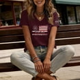 thumbnail image 6 of Hearthz 250 Years Of Freedom Shirt Short Sleeve 1776-2026 We The People Womens Patriotic Shirts American Flag America 250 Shirt Women, 6 of 7