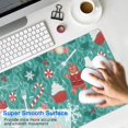 thumbnail image 4 of Long Mouse Pads for Desk,Green Christmas Baking Pattern Desk Mats on Top Of Desks, Desk Mouse Pad Extra Large with 3mm Non-Slip Base and Stitched Edge for Gaming,Office,Work,Home 31.5x15.7in, 4 of 5