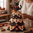 thumbnail image 3 of DIY Halloween Quilted Fabric Tree Kit - 3D Layered Fabric Tree Quilting Sewing Art Craft kit - Handmade Halloween Holiday Tree for Home Decor, 3 of 8