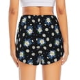thumbnail image 2 of Lsque Daisies Flowers Printed Women's Running Shorts with Liner Pockets,Elastic Quick Dry Workout Athletic Gym Yoga Shorts,Womens High Waist Shorts-XX-Large, 2 of 9