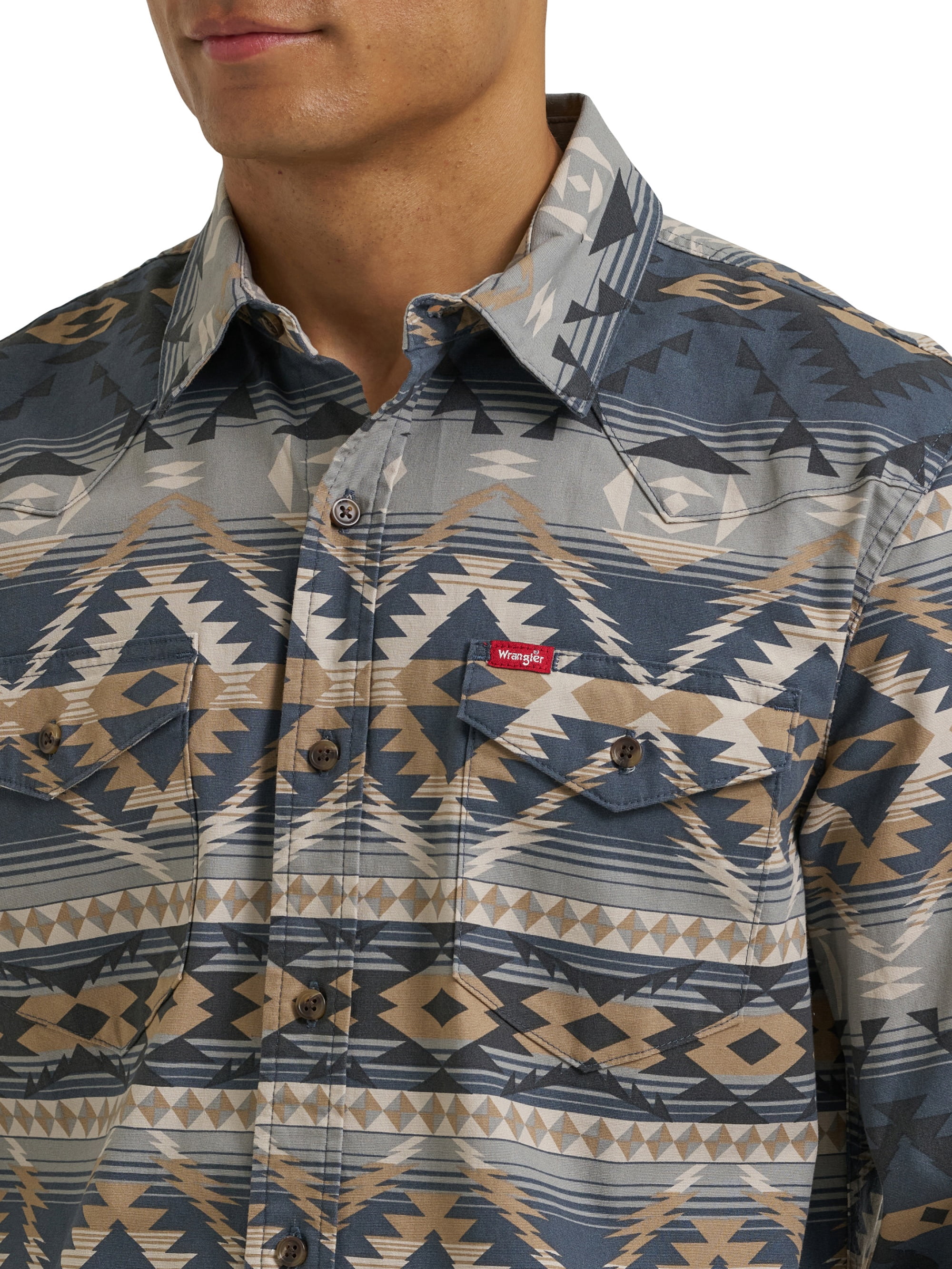 Wrangler® Men's Long Sleeve Woven Shirt