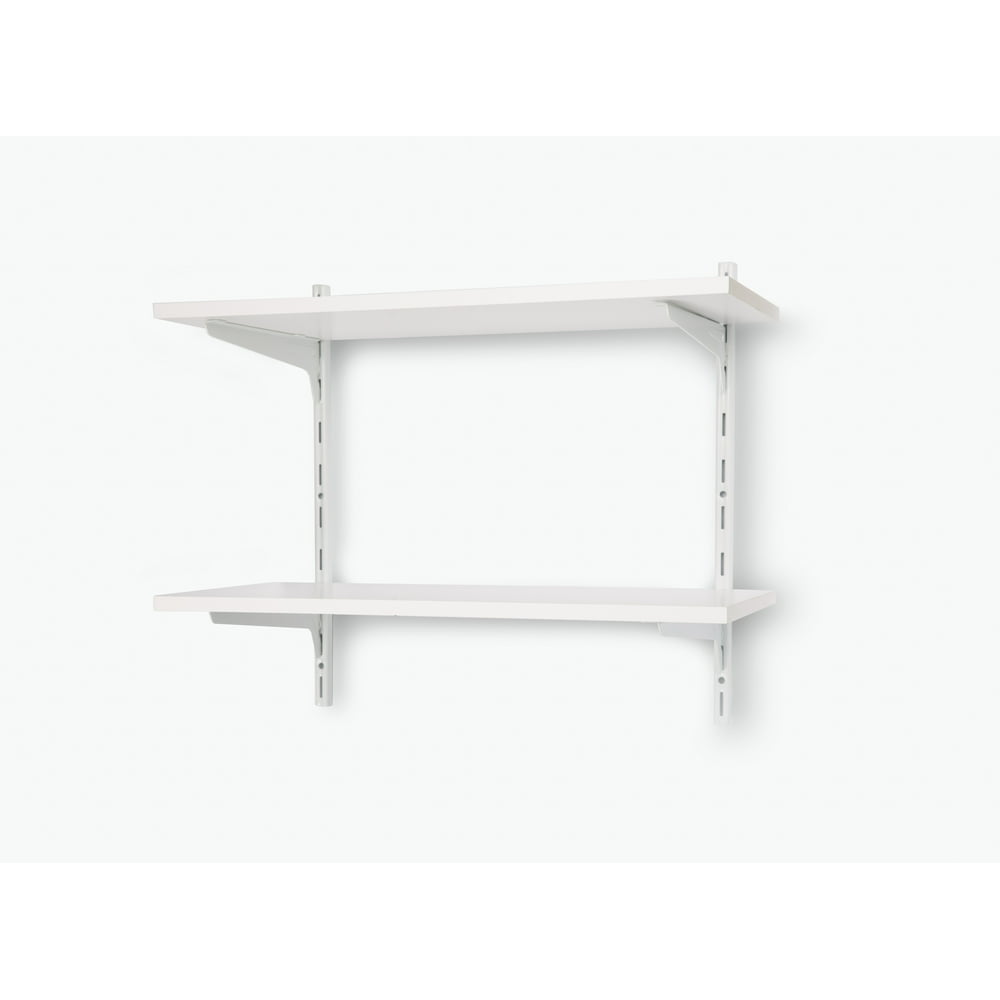 Hyper Tough Adjustable 2Shelf Kit with Mounting Brackets, Classic