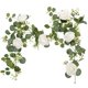 thumbnail image 3 of ddioayh Artificial Flowers Rose Camellia Eucalyptus Rattan Home Wedding Decor Faux Floral Arrangements No Maintenance Required Gift Idea, 3 of 6