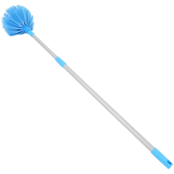 MLINS  Ash Sweeping Duster Extended Extension Pole Cleaning Brush Blue