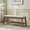 Brown, variant on VKNOW Multi-Tone Speckled Fabric Solid Wood Frame Bench, Beige, 300 lb Limit