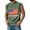 Army Green, variant on GrmtClth 250th American Tank Top Independence Day American Flag Print Shirt Classic Sleeveless Tee Trendy Crew Neck Outfit Gray S