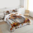 thumbnail image 3 of Castle Fairy Farmhouse Highland Cow 3 Pieces Queen Comforter Set for Female Men Women,Vintage Floral Flowers Ultra Soft Bedding Sets,Rustic Retro Cabin Cottage Bedding Comforter Set Breathable, 3 of 8