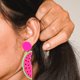 thumbnail image 5 of 1 par de pendientes de playa para mujer, pendientes colgantes de sandía, elegantes pendientes colgantes., 5 of 5