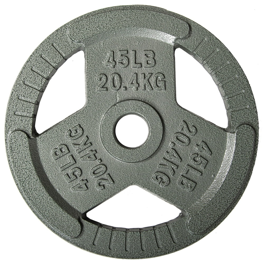 Everyday Essentials Cast Iron Olympic 2Inch Grip Plate Weight Plate