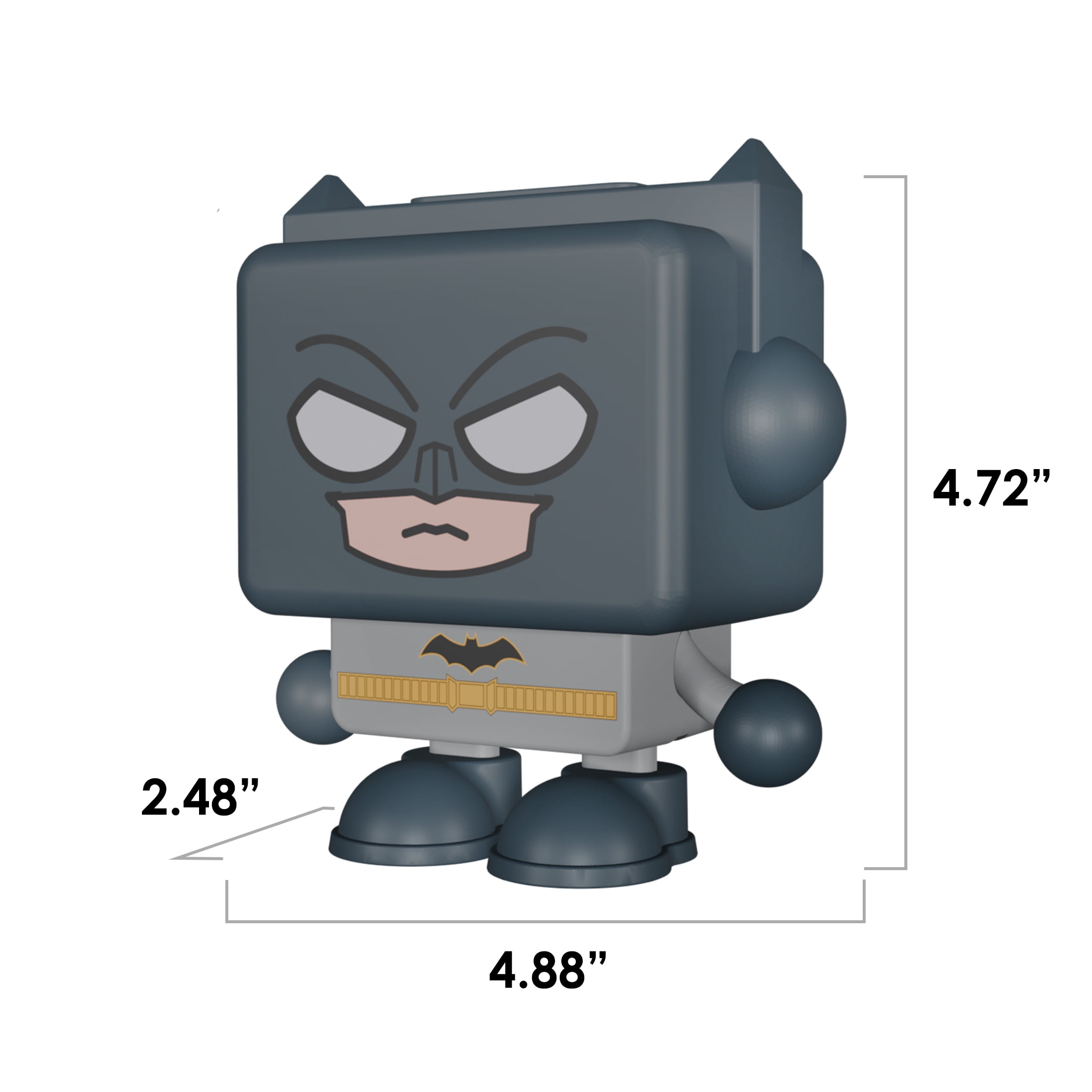 DC Comics Batman Boombot Dancing Musical Toy – Collectible Batman Character with Interactive Sounds & Motion
