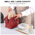 thumbnail image 6 of LNKOO Reusable Insulated Lunch Bag Lunch Tote Box with Front Pocket Zipper Closure for Woman Man Work Picnic or Travel, 6 of 8