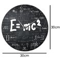 thumbnail image 2 of De la relatividad fórmula reloj de pared física profesor regalo escuela aula decoración, 2 of 5