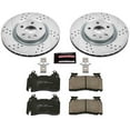 thumbnail image 3 of PowerStop Front Z23 Evolution Sport Carbon-Fiber Ceramic Brake Pad and Drilled & Slotted Rotor Kit Fits: CHEVROLET Select Models K7007, 3 of 10