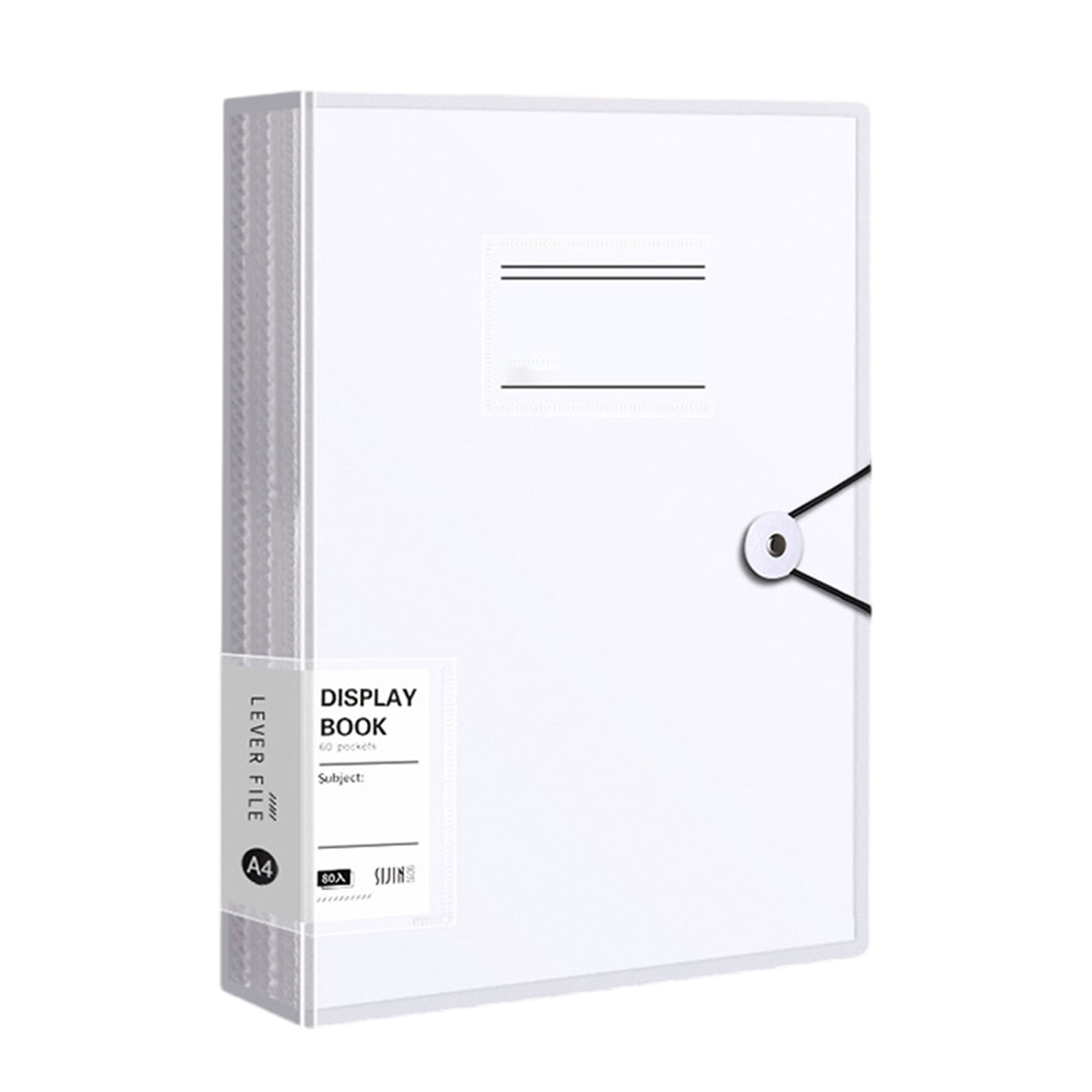 Presentation Folder with 80 Pockets Display Folder for School Presentations, Filing, Insurance Financial Documents