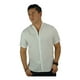 thumbnail image 2 of Camisa Manga Corta Slim Fit Cuello Mao Caballero Chili Beans Blanco Ropa de hombre T EEG, 2 of 4