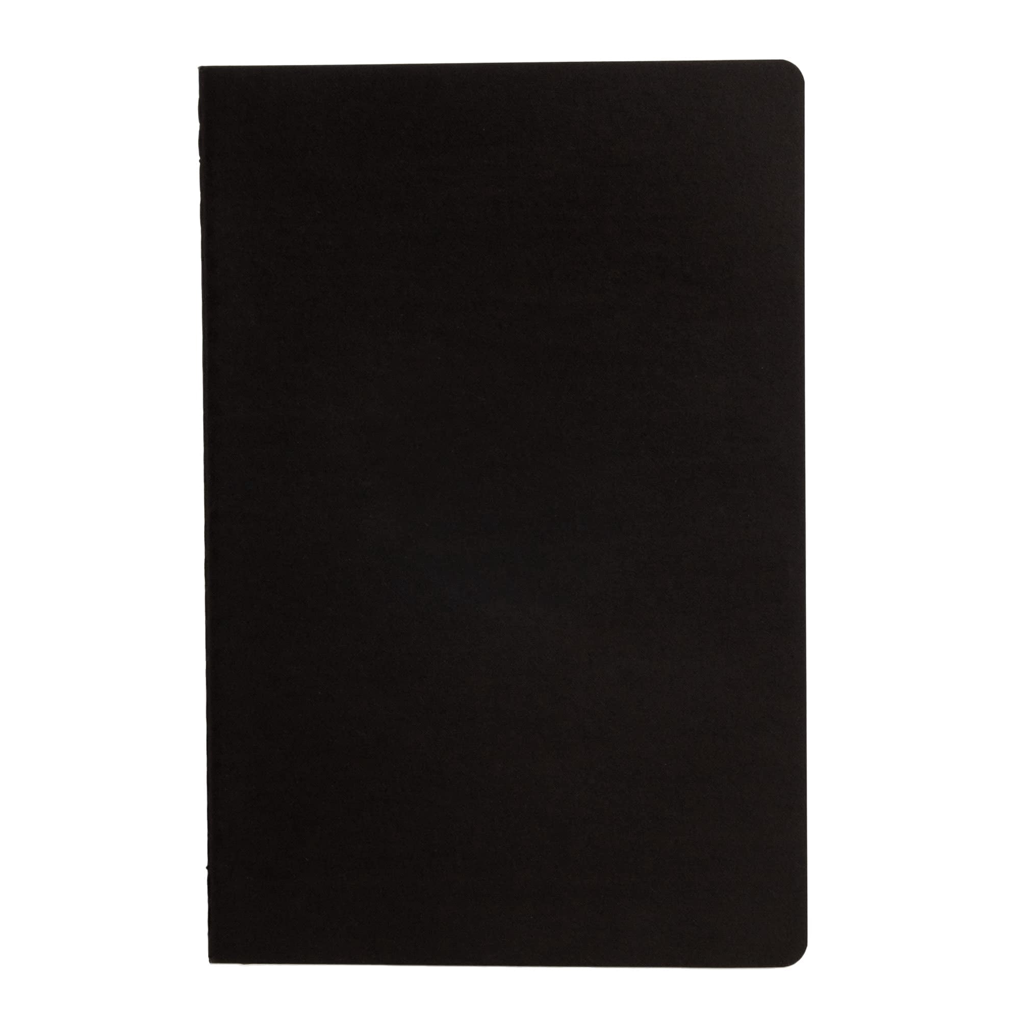 Simply Genius Journaling Notebooks - A5 (5.5 X 8.3in) 30-pack  Black Softcover 92 College Ruled Pages Writing Journal For Work Study & Professional Use