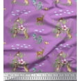 thumbnail image 1 of Soimoi Georgette Viscose Fabric Grass,Bird & Animals Jungle Printed Craft Fabric by the Yard 42 Inch Wide, 1 of 1