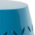 thumbnail image 6 of GDF Studio Lilly Indoor/Outdoor Metal 12 Inch Side Table, Blue, 6 of 7