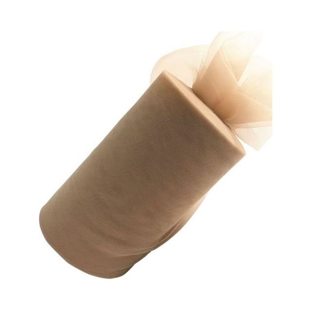 Decodeary Wedding Party Decorations Easy To And Clean Tulle Coil Durable And Reliable White Roll Wedding Tape coffee 1Set