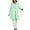 Green, variant on ZANKLEY Womens Pajamas Set 3 Piece Floral Butterfly Print Cami Top Long Pants Robe Sleepwear Loungewear Comfort