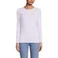 thumbnail image 2 of Lands' End Women's Petite Cotton Rib T-shirt, 2 of 2