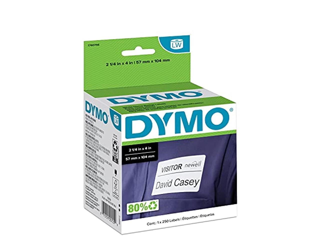 DYMO(R) LabelWriter(R) Labels, Name Badge, 1760756, 2 1/4in. x 4in.