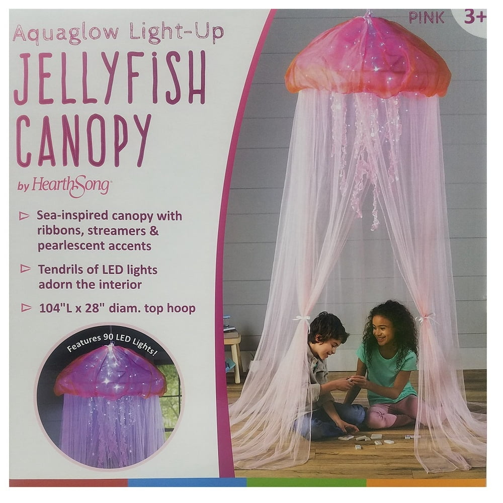 Aquaglow LightUp Jellyfish Canopy Pink