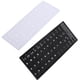 thumbnail image 4 of Pegatina de Teclado, Calcomanía de Teclados de Lenguaje Universal de Letra Blanca A Prueba de Polvo Para Escritorio para PC para la Computeradora Portátil de 10 Pulgadas A 17, 4 of 7