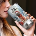 thumbnail image 4 of Merry Christmas Mastiff Enjoys Woofmas Winter Xmas Holiday 20oz Stainless Steel Tumbler Insulated Cup with Lid Mastiffs Dog Lover Gifts Idea - 02022, 4 of 5