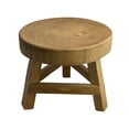thumbnail image 1 of DYNWAVECA Wood Plant Stool Rustic Decorative Flower Shelf for Table Desktop Home Decor brown, 1 of 9