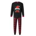 thumbnail image 2 of Christmas Matching Family Pajama Sets, Spring Fall 2‑Piece Long Sleeve & Long Pants Sleep Outfit, Cozy Holiday Loungewear Sleepwear for Family Occasions, 2 of 4